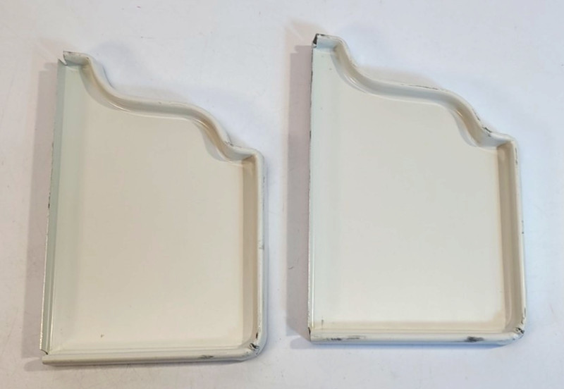 Gutter End Cap Left 5″ White Aluminum 27005HP 2-Pack – Fits K Style Gutters NEW