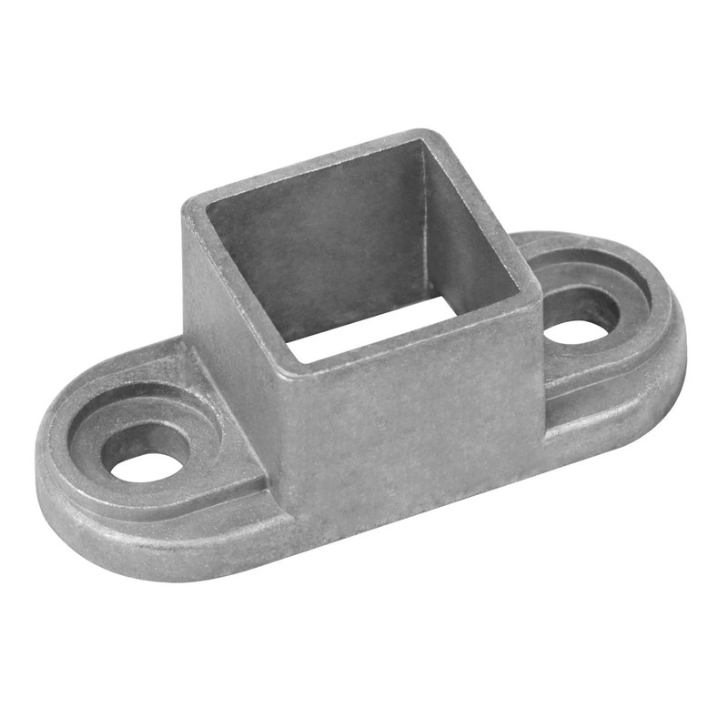 20 Pack Square Post Flange Base Fits 1" X 1" Sqaure Tube, Aluminum Wall Mount Ra