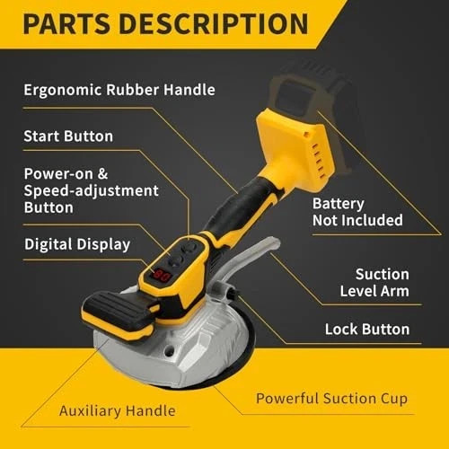 Cordless Tile Vibration Leveling Machine for Dewalt 20V Battery, Portable Tile gallery