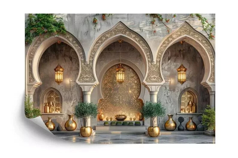Arabian Nights Decoration Decor Wallpaper Mural Removeable Washable Peel & Stick gallery