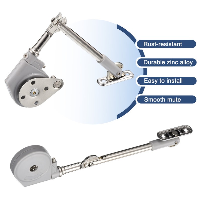 Lid Support Hinge 2 Pcs Slow Close Hinge Lid Stay 105 Degree Open Upward Opening gallery