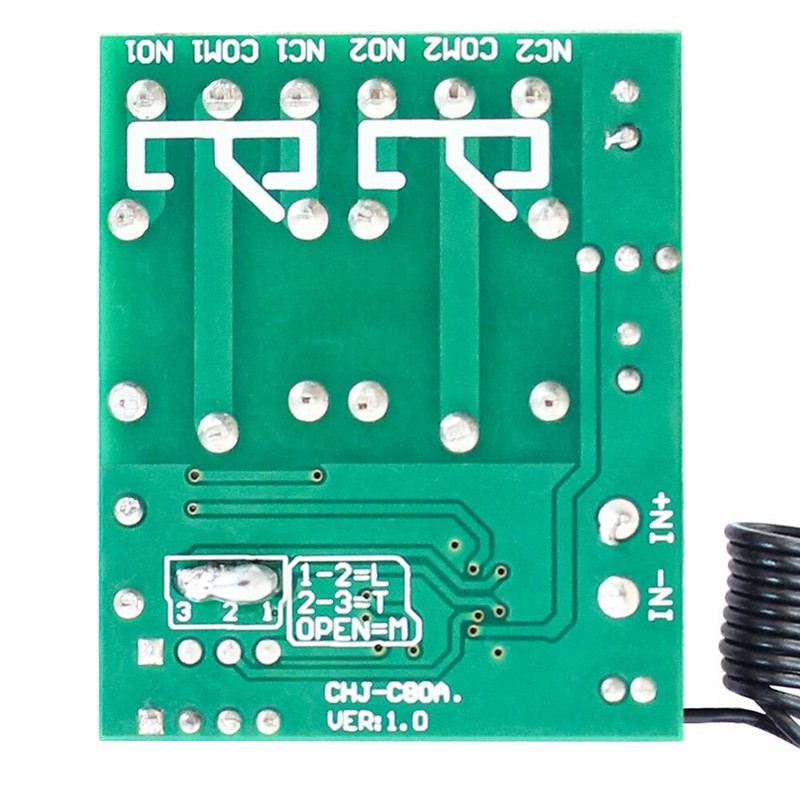 DC12V 2CH Relay Receiver Wireless Remote Control Switch Module RF Transmitter gallery