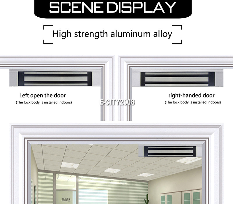 Electric Magnetic Lock Door Access Control System 180/280KG Holding Force 12V gallery