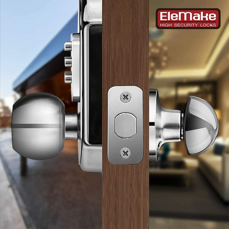 Mechanical Keyless Entry Door Lock Digital Code Keypad Knob Combination Deadbolt gallery