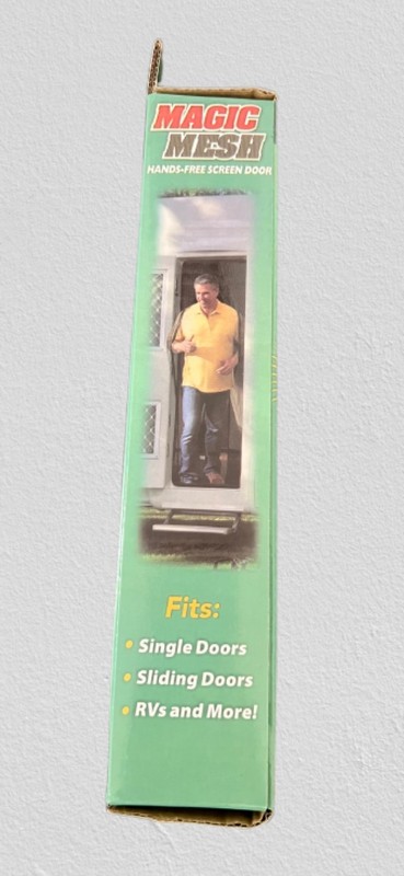 Magic Mesh Hand Free Screen Door with Magnets 83 in x 39 in gallery