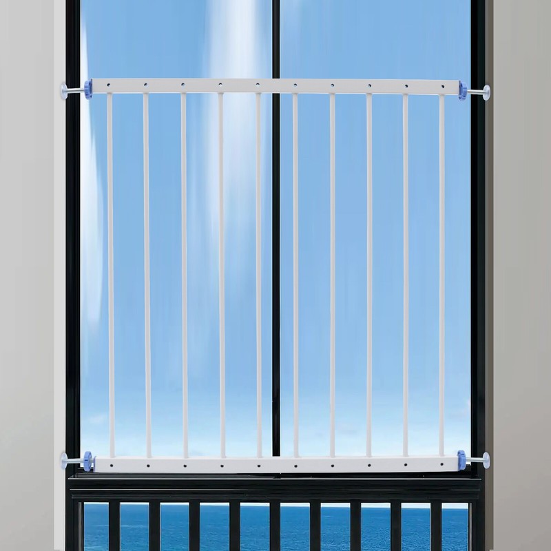 Fixed Window Guard Bar Iron Security Grills Home Use 30.7-34.3 Inch Adjustable gallery