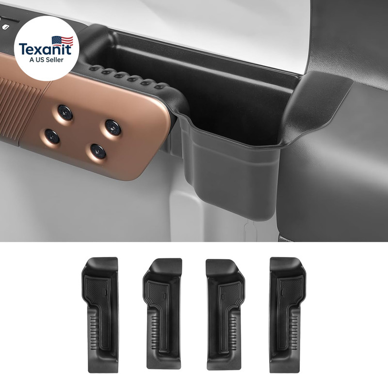 Door Handle Storage Box for 2022-2025 2026 Ford Maverick Accessories, Front Rear