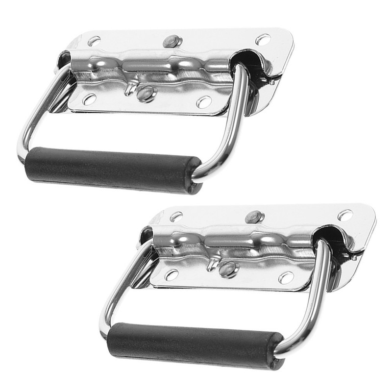 2pcs Industrial Grade Foldable Handles For Equipment Cases And Toolboxes