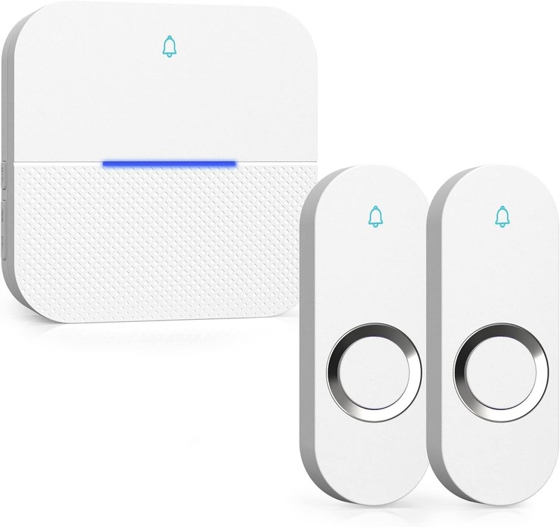 Timbre Inalambrico De Puerta Para Casa Impermeable Kit Wireless Door Bell 1,000p gallery