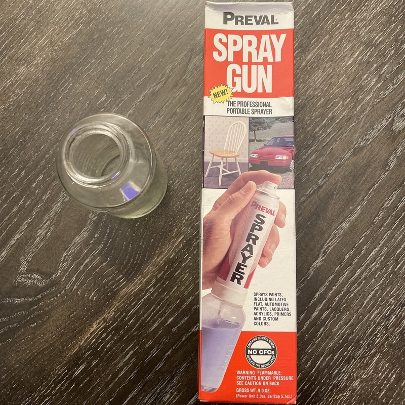 Preval Spray Gun amazing spray system Painting Sprayer Paint Repair Tool 2oz USA