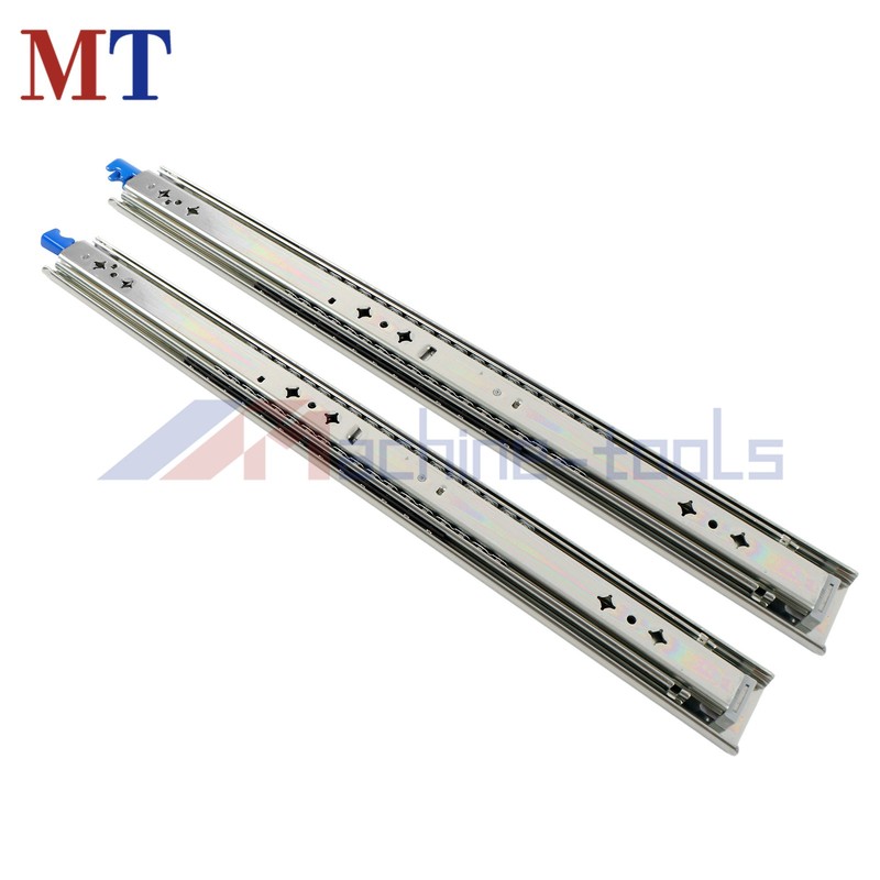 22" Drawer Slides With Locking Mechanism 250lb Full Extension Tool Box