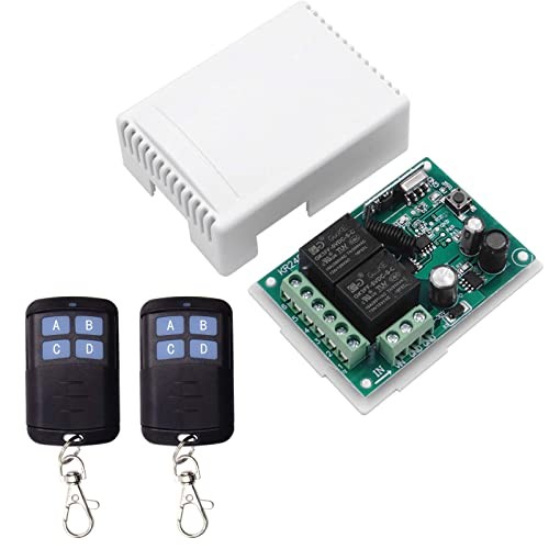 12V 24V Wireless RF Remote Control Relay Switch KR2402A+2KT06(DC 6~30V 2-CH)