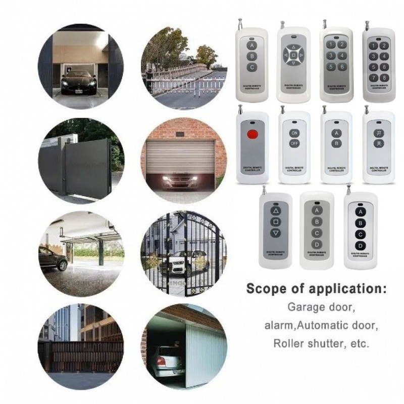 433MHz Wireless Remote Controls RF Transmitter 1000m Distance gallery