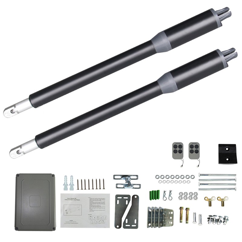 Electric Automatic Arm Dual Swing Gate Opener Heavy Duty Kit Remote Control NEW gallery