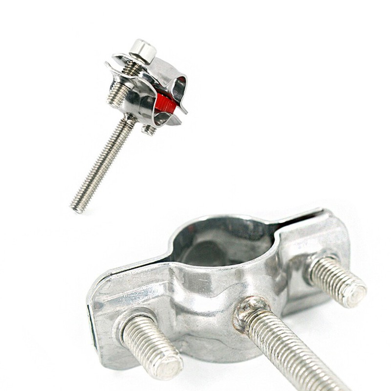 Adjustable Bracket Clamp Pipe Straps Wall Mount Ceiling Pipe Support SS for Pipe gallery