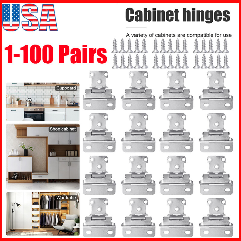 1/2″ Overlay Semi Partial Wrap Kitchen Cabinet Hinges Self Closing Cabinet Hinge