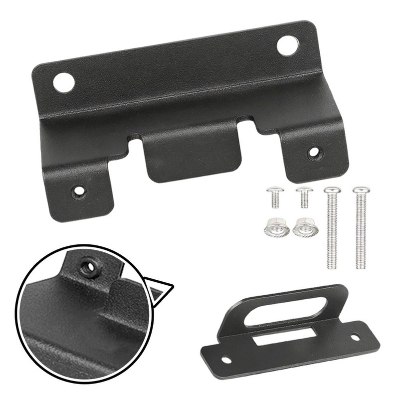 Vehicle Side 4 Pin Flat Trailer Wiring Mount Bracket Steel Construction gallery