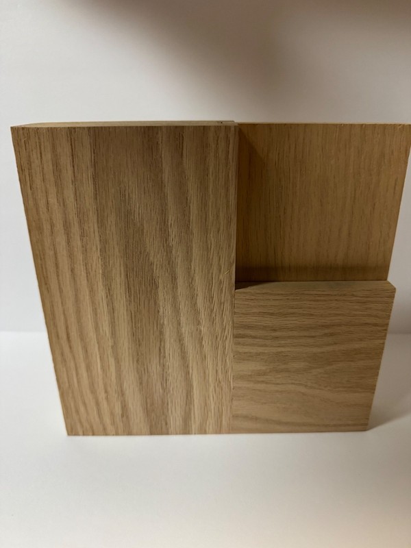 3 Panel Equal Flat Contemporary Shaker Red Oak Solid Core Interior Wood Doors gallery