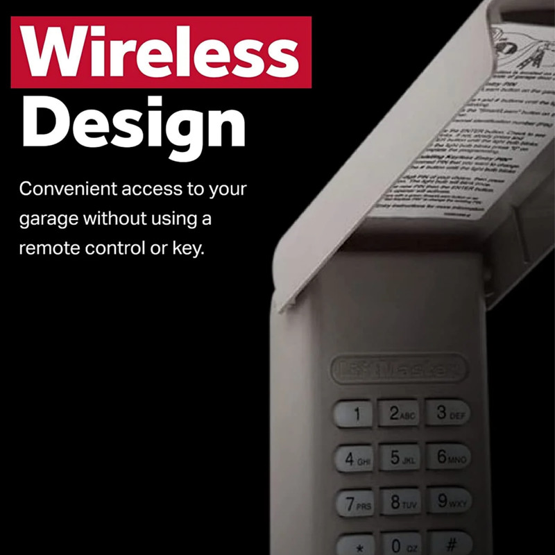 LiftMaster 878MAX Wireless Keyless Entry Garage Door Opener Keypad Security+ gallery