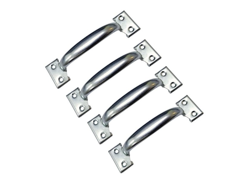 Door Pull, Steel, Plated, 5-3/4″, 4 Pack, Made in Taiwan