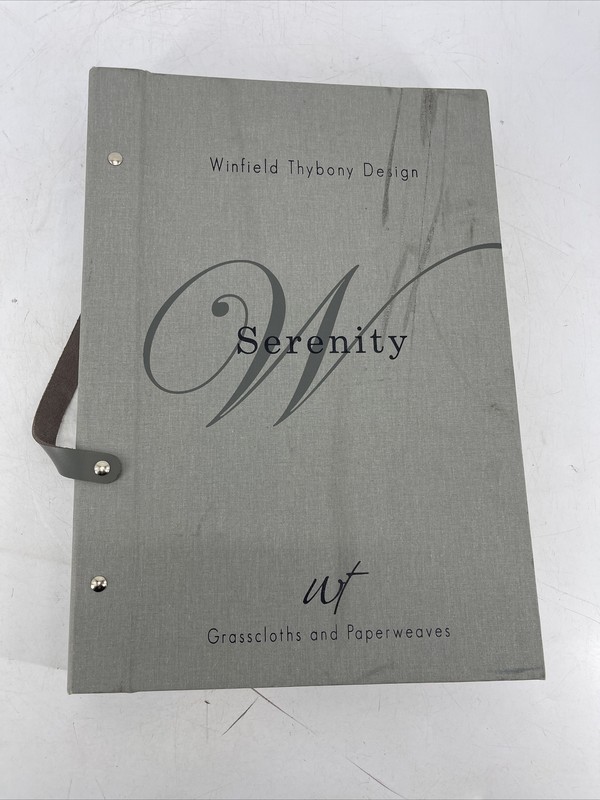 Winfield Thybony Serenity Grasscloth & Paperweaves Wallcoverings Sample Book