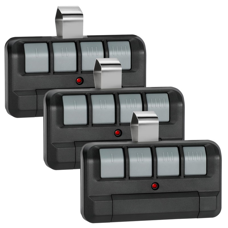 3Pcs 894LT 4-Button Garage Door Opener Remote Control for black/white/silver