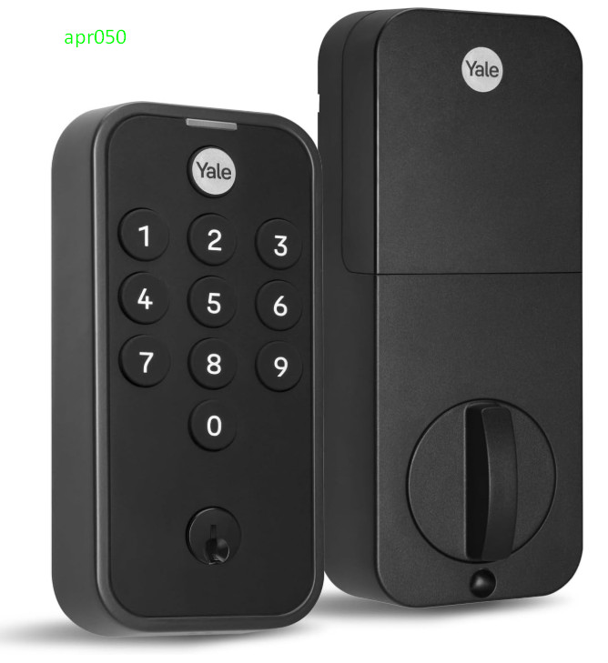 Black Code Keypad Deadbolt Keyless Entry Front Door Lock YED210-NR-BSP