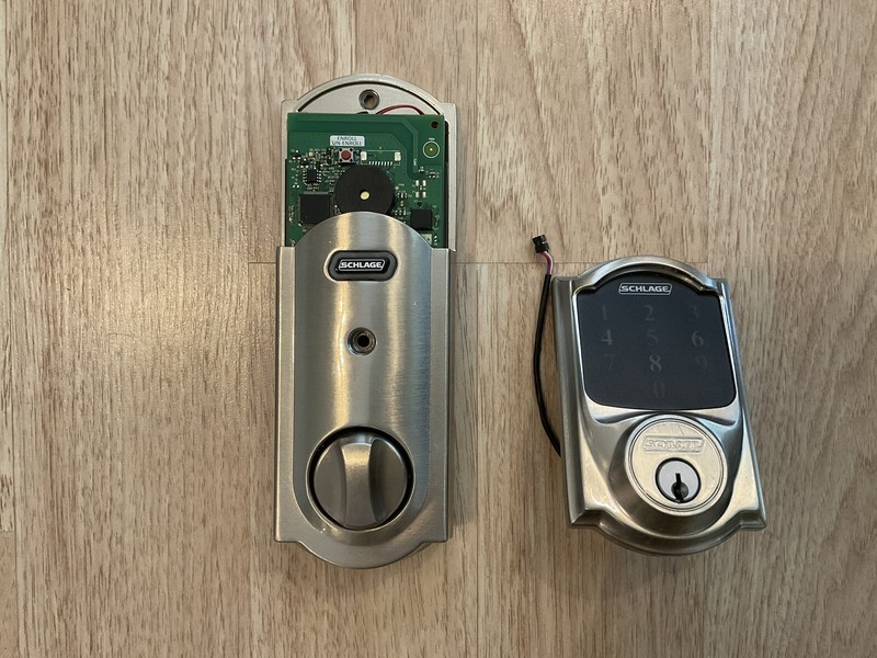 SCHLAGE BE469ZP Connect Smart Deadbolt NO LID NO KEYS FOR PARTS