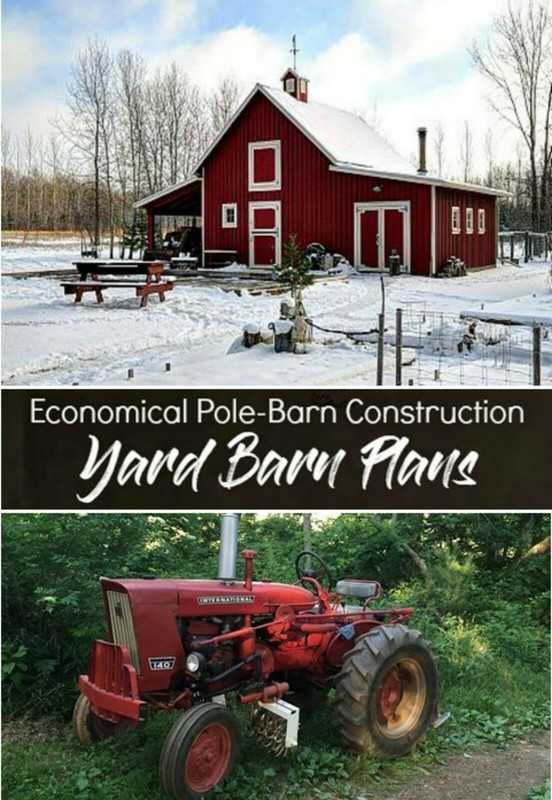 20 Yard Barn Designs – Complete Economical Pole-Barn Construction Plans (B9)