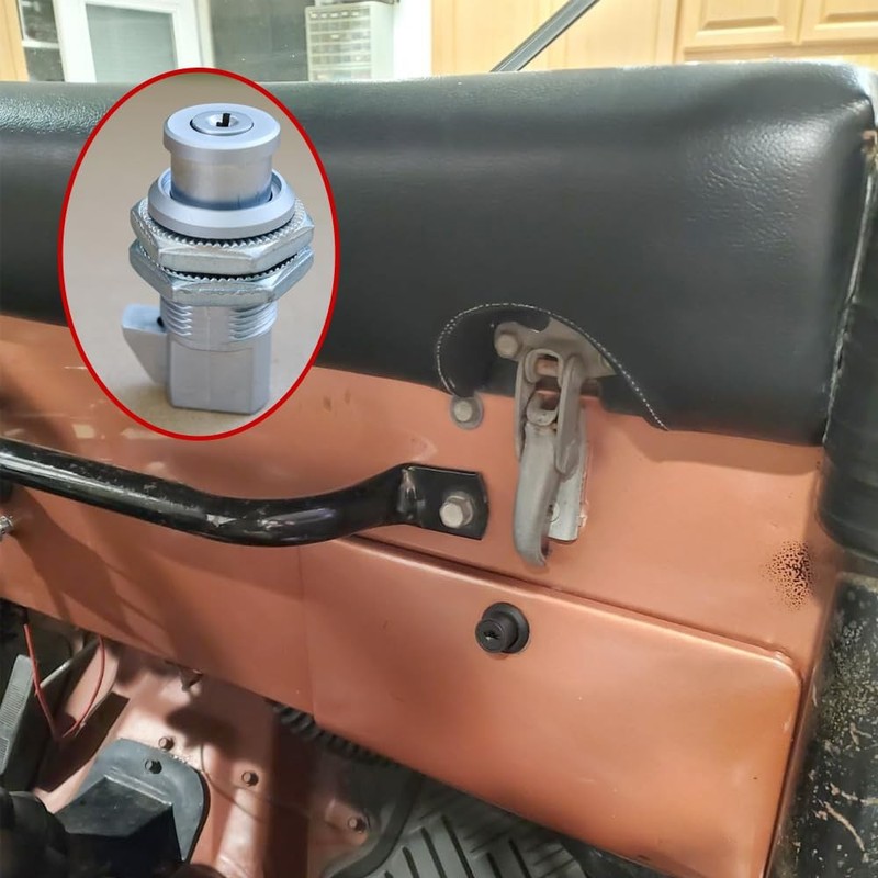 Push Button Latch Perpendicular Doors Boat Tool Box Close Industrial Lock 2PCS gallery