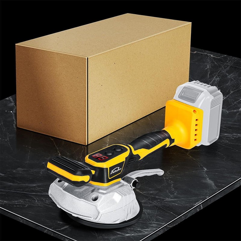 Tile Vibration Leveling Machine for Dewalt 20V Battery Suction Cup 8-speeds