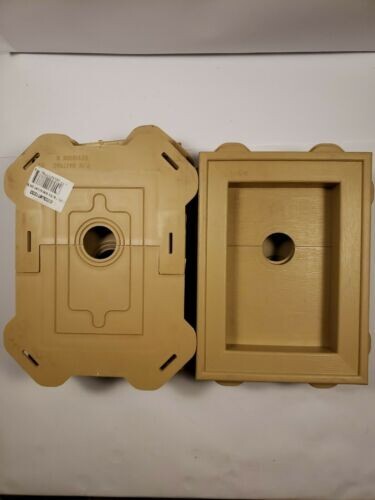 Mid America Vinyl Mount Split Block 233 Buckskin Tan Light Brown Cream