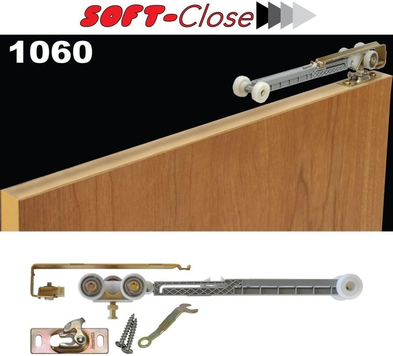 Multi-Color Soft Close Hanger – Standard Kit for Doors up to 200lbs, Made in USA gallery