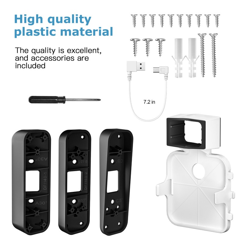15-45° Corner & 5° Wedge Mount Kit for Blink Video Doorbell and Sync Module 2 gallery