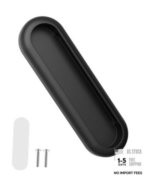 Pack Self-Adhesive Drawer Pull Handles, 4 Inch Self-Stick Aluminum 1 Black