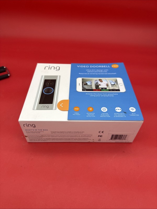 Ring R8VRP6-0EN0 1080p Video Doorbell – Satin Nickel