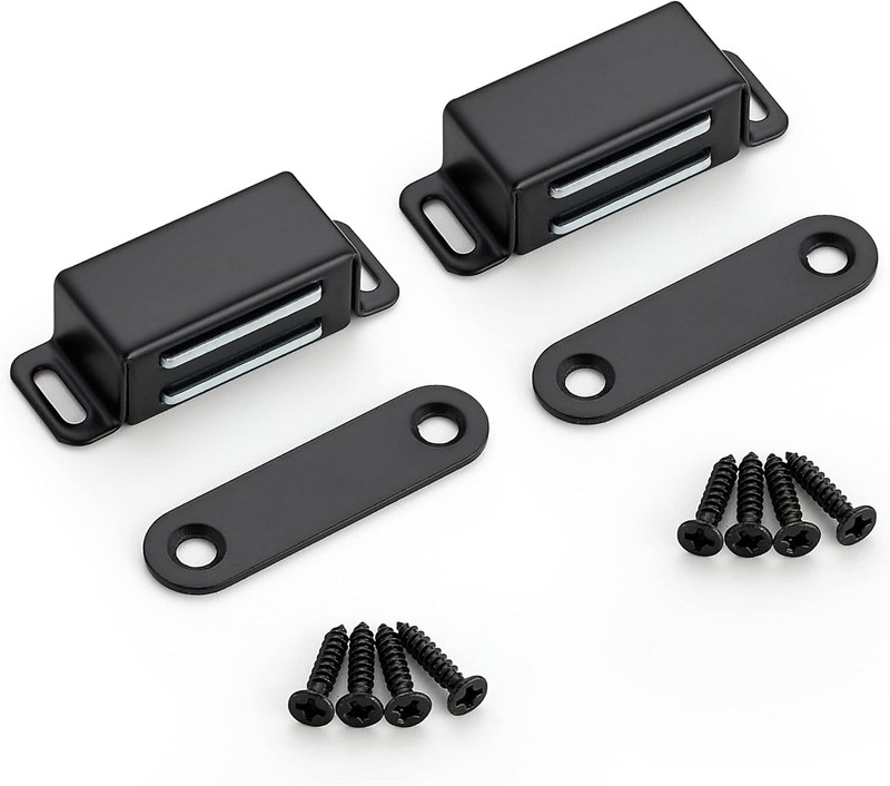 Corrosion-Resistant Magnetic Latch 2 Pack - Ideal for Kitchen Cabinets & Drawers gallery