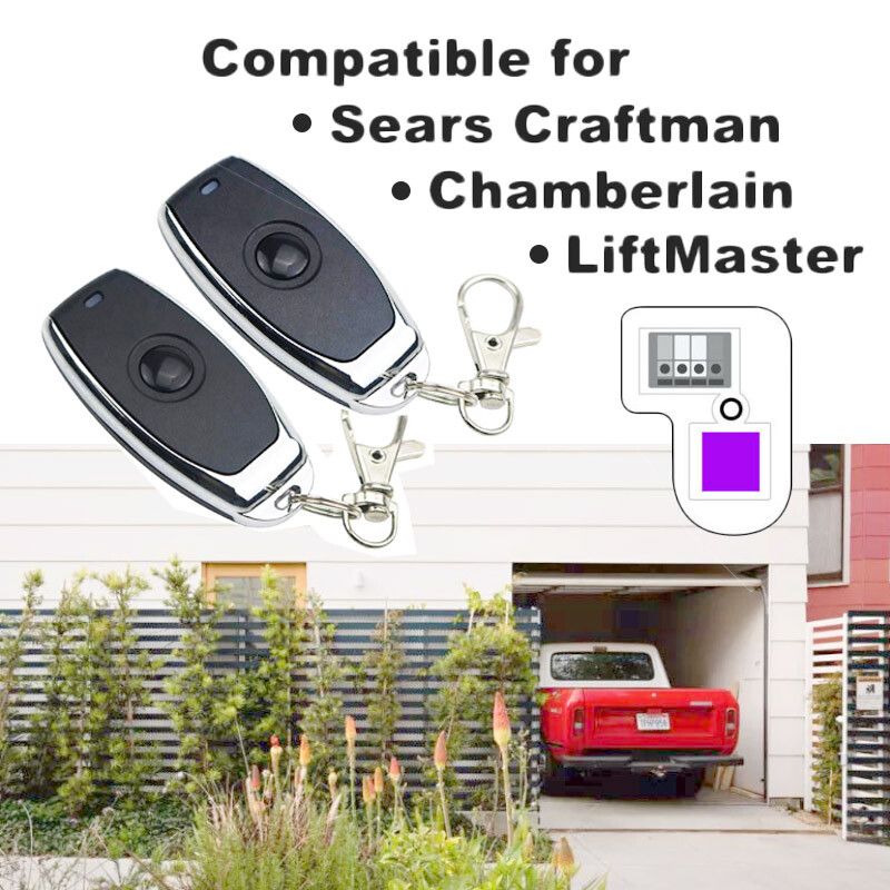 Remote For Chamberlain 371LM LiftMaster Garage Door Opener Purple Learn Button gallery