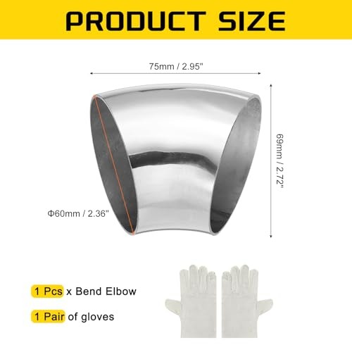 Pack 45 Degree Mandrel Bend Elbow with 60mm(2-3/8") OD x 14 GA/0.08" T 2 gallery