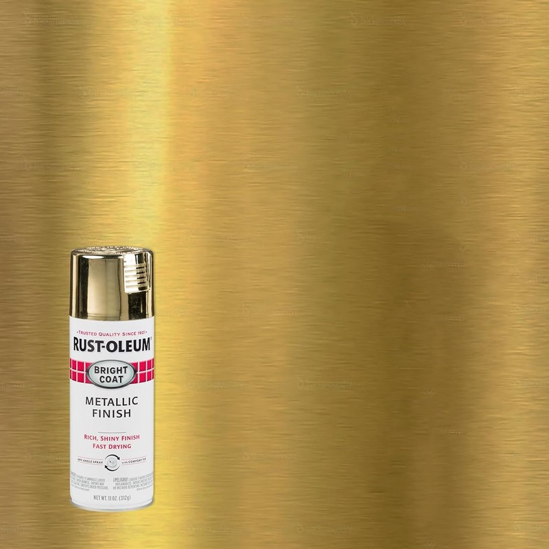 Rust-Oleum Stops Rust Bright Coat Metallic Spray Paint, Gold Spray Paint gallery
