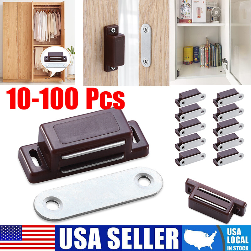 10-100 PCS Magnetic Cabinet & Door Latch/Catch Closures Kitchen Cabinet Cupboard
