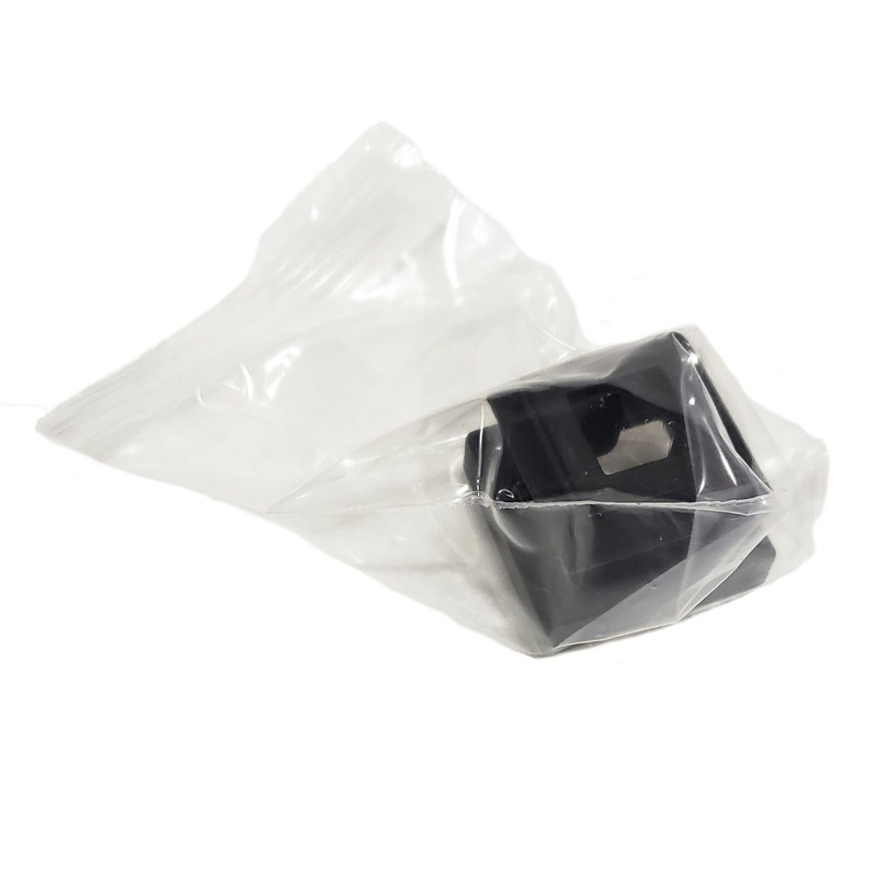 Flat Shoes with Hex Screw For 1/2" Square Balusters - Satin Black 10pcs - DH-30 gallery