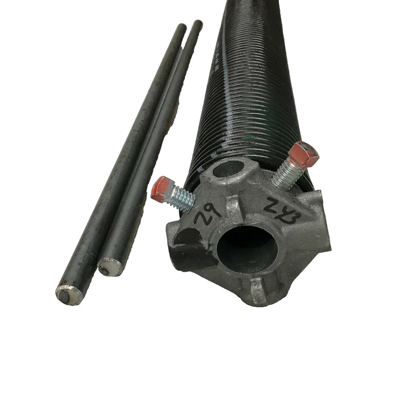 .243 x 2″ x 29″ Left 243 Garage Door Torsion Spring 2 Winding Bars Tool Overhead