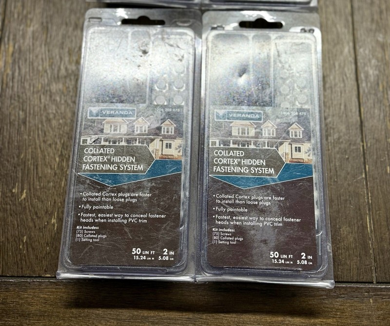 Collated Cortex Hidden Fastening System for Veranda Trim – 2 Inch Cortex Screws