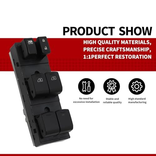 Driver Side Power Window Switch Compatible with FX35 FX37 FX50 QX70 2011-2017 gallery