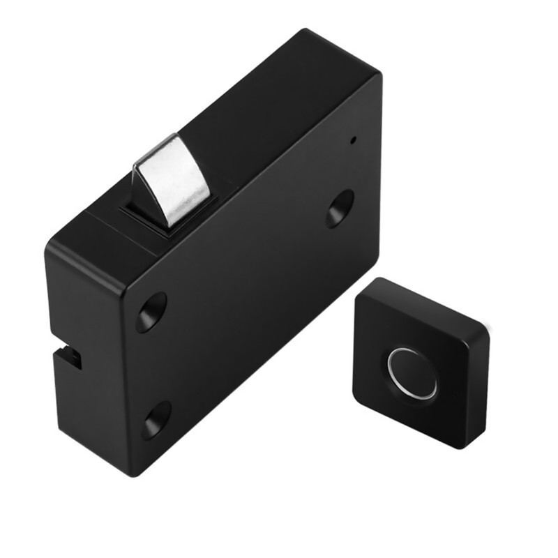 Easy Operate Fingerprint Smart Lock Keyless USB Rechargeable Cabinet Drawer Door gallery