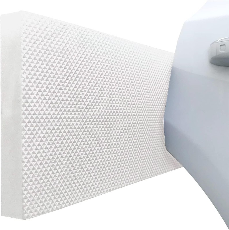Garage Wall Protector Car Door Protectors, Designed in 4-Pack White gallery