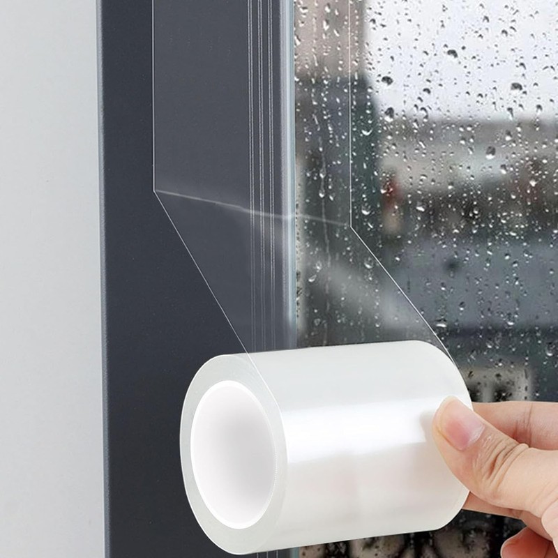 Transparent Window Sealing Tape,2.75 Inch x 32.8 FT,Window Insulation for Win...