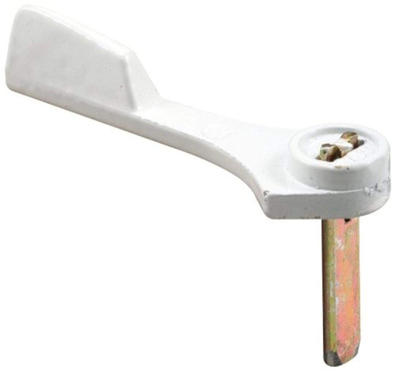 E 2162 3/4 In. Steel Zinc-Plated Tailpiece with White-Painted Diecast Latch (…