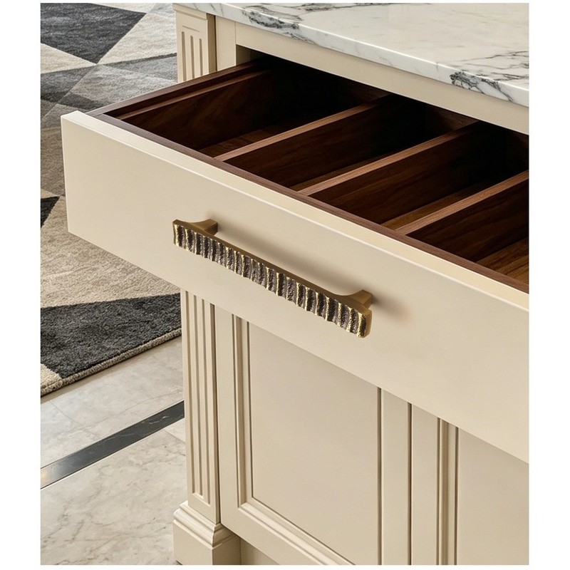 Solid Brass For french Style Drawer Pulls for Cabinets Wardrobes 5x5x5cm Bronze gallery